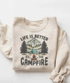 Life Is Better By The Campfire, Camp Crew Shirt, Camp Fire Shirt, Camping Squad Tee, Bonfire Nights Shirt, Happy Camping Shirt, Camper Shirt