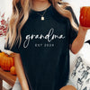 Grandma Est. 2025 T Shirt, Personalized Grandma Est Shirt, Pregnancy Announcement, Gift for Grandma