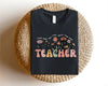 Flower Teacher Shirt, Teacher Life Shirt, Retro Teacher Shirt, Floral Teacher Shirt, Retro Flower Teacher Shirt, Floral Shirt, Teacher Gift