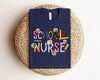 School Nurse Shirt Nurse TShirt School Shirts For Nurse Cute School Nurse Shirt Unisex Graphic Tees Women Trendy School Nurse V Neck Shirt