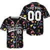 Personalized Retro 80s 90s Baseball Jersey, Custom Team Name Shirt, Vintage Baseball Jersey For Baseball Fans, Disco Man Outfit Shirt