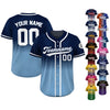 Gradient Custom Baseball Jersey with Teamname Name Number, Jerseys Shirt for Men Women Youth Kid, Gifts for Baseball Fans Printed Blue Navy