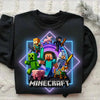 Trending Movie Shirt Movie Main Characters Group Shirt Shot Cartoon Style Shirt Game Character Shirt Pixel Gamer Squad Mine A Minecraft movie Birthday