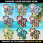 Custom Hawaiian Baseball Jersey with Face Teamname Name Number, Personalized Hawaii Floral Shirt for Men Women Youth Preschool Button Shirt