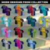 Custom Baseball Jersey Gradient with Teamname Name Number, Custom Jersey Shirt for Men Women Youth Kid, Gift for Baseball Fans Pink Blue