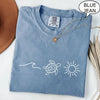 Ocean Turtle Sun T-Shirt, Summer Shirt, Gift For Women, Beach Shirt, Summer Women Shirt