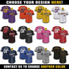 Custom Baseball Jersey with Teamname Name Number, Jersey for Men Women Youth, Personalized Pinstripe Yellow Black Button Down Jersey