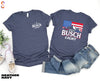 Red White and Busch Light T-Shirt, 4th of July Shirt, Independence Day Gift, Busch Light Sweatshirt, Patriotic Sweater, Summer BBQ Tee